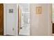 Clean bathroom with shower, toilet and updated flooring at 2512 Ayers Hill Ct, Lutz, FL 33559
