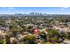 Aerial view showcasing home's location and surrounding cityscape at 1514 E 26Th Ave, Tampa, FL 33605
