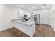 Modern kitchen with stainless steel appliances and granite countertops at 1514 E 26Th Ave, Tampa, FL 33605
