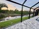 Enjoy the peaceful view from the lanai at 156 Haddock Dr, Rotonda West, FL 33947