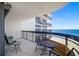 Relaxing balcony with partial water and city views at 2413 Bayshore Blvd # 2004, Tampa, FL 33629