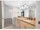 Double vanity bathroom with granite countertops at 2413 Bayshore Blvd # 2004, Tampa, FL 33629