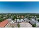 Elevated view of residential neighborhood with houses, trees, and a red-roofed building at 226 5Th N Ave # 804, St Petersburg, FL 33701