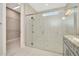 Spa-like bathroom with a large walk-in shower at 32298 Wetland Bird Vw, San Antonio, FL 33576