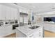 Well-equipped kitchen with stainless steel appliances and an island with a sink at 814 S Bayside Dr, Tampa, FL 33609