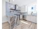 Modern kitchen with marble countertops and stainless steel appliances at 1308 E Columbus Dr # 4, Tampa, FL 33605