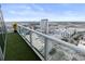 Balcony with artificial grass and city views at 777 N Ashley Dr # 2601, Tampa, FL 33602