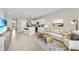 Spacious open-concept living space with kitchen, living room, and dining area for modern living at 814 Flash Dr, Clearwater, FL 33765