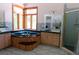 Main bathroom with corner jacuzzi tub and separate shower at 16308 Rock Lake Dr, Odessa, FL 33556