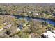Aerial view of house near river with lush green surroundings at 6605 N Boulevard, Tampa, FL 33604