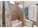 Clean bathroom with shower/tub combo and updated fixtures at 849 John Cressler Dr, Seffner, FL 33584