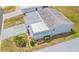Single story home with covered patio and driveway at 37607 Neukom Ave, Zephyrhills, FL 33541