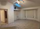 Living room with tile floor, skylight, and bay window at 22491 Delhi Ave, Port Charlotte, FL 33952