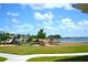Playground by the lake with slides and rock climbing at 1953 Nature View Dr, Lutz, FL 33558