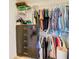 Spacious walk-in closet with ample shelving and hanging space at 1953 Nature View Dr, Lutz, FL 33558