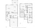 Two-story home floor plan with 2 bedrooms and garage at 1953 Nature View Dr, Lutz, FL 33558