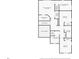 Two-story home floor plan with 2 bedrooms and garage at 1953 Nature View Dr, Lutz, FL 33558
