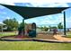 Shaded playground with slides, swings, and play structures at 1953 Nature View Dr, Lutz, FL 33558