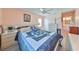 Cozy bedroom featuring a comfortable bed and ample closet space at 218 Glenellen Pl, Sun City Center, FL 33573
