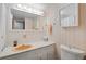 Clean bathroom with updated vanity and fixtures at 5316 Comanche St, Zephyrhills, FL 33542