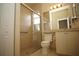 Bathroom with shower, toilet and vanity at 4922 Sandy Brook Cir, Wimauma, FL 33598