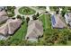 Aerial view of house, pool, and neighborhood at 6619 Current Dr, Apollo Beach, FL 33572