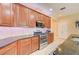 Modern kitchen featuring stainless steel appliances and ample cabinetry at 6619 Current Dr, Apollo Beach, FL 33572