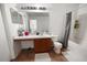 Bathroom with a vanity, toilet, and bathtub at 17539 Balmaha Dr, Land O Lakes, FL 34638