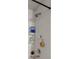 Shower stall with shelves and showerhead at 17539 Balmaha Dr, Land O Lakes, FL 34638