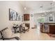 Cozy kitchen nook with comfortable seating near the kitchen at 19211 Pelican Ridge Ln, Tampa, FL 33647