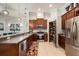 Modern kitchen with stainless steel appliances and ample cabinetry at 19211 Pelican Ridge Ln, Tampa, FL 33647