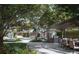 Private cabanas and grilling area in a lush setting at 3015 S Ysabella Ave # 2703, Tampa, FL 33629