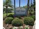 Community entrance sign for Golf Green at 1041 Capri Isles Blvd # 219, Venice, FL 34292