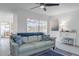 Living Room with light green couch and view of the backyard at 7608 20Th Nw Ave, Bradenton, FL 34209