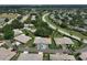 Aerial view of house and surrounding neighborhood at 2620 Locksley St # 261, Sun City Center, FL 33573