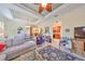 Spacious living area with sectional sofa and decorative rug at 804 Regal Manor Way, Sun City Center, FL 33573