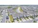 Aerial view of community with home highlighted at 8065 Rolling Shell Trl, Wesley Chapel, FL 33545