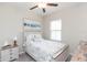 Bedroom with a full-size bed and decor at 8065 Rolling Shell Trl, Wesley Chapel, FL 33545