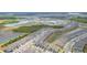 Aerial view showing home location in community at 8065 Rolling Shell Trl, Wesley Chapel, FL 33545