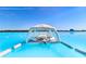 AquaBanas Party Bana floating island with shade at 8065 Rolling Shell Trl, Wesley Chapel, FL 33545