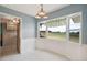 Kitchen nook with built-in cabinets and a view of the countryside at 31226 Saint Joe Rd, Dade City, FL 33525