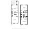 Two-story floor plan, including a screened porch and eat-in kitchen at 11310 Stratton Park Dr # 1, Temple Terrace, FL 33617