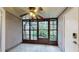 Relaxing screened porch, overlooking a lush backyard at 11310 Stratton Park Dr # 1, Temple Terrace, FL 33617