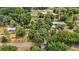 Aerial view of neighborhood with lush green trees at 2601 N Wilder Loop, Plant City, FL 33565