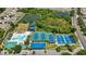Community with pool, tennis courts, and basketball court at 30315 Lettingwell Cir, Wesley Chapel, FL 33543
