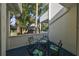 Private patio with table and four chairs, perfect for relaxing at 5203 Bayshore Blvd # 6, Tampa, FL 33611