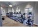 Modern gym with treadmills, ellipticals, and stationary bikes at 3831 Evergreen Oaks Dr, Lutz, FL 33558