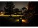 Landscaped yard with a walkway leading to the home at 3831 Evergreen Oaks Dr, Lutz, FL 33558