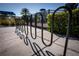 Bike rack provides secure parking for bicycles at 3831 Evergreen Oaks Dr, Lutz, FL 33558