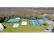 Community tennis and pickleball courts, plus a playground at 28330 Openfield Loop, Wesley Chapel, FL 33543